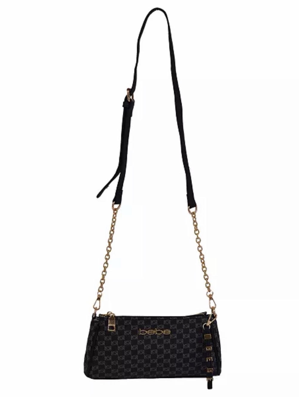 bebe Black Shoulder Bag with Gold Chain/ Everyday/ Going out/ Night Out